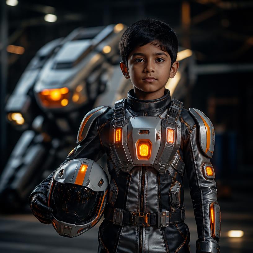 Robot Pilot hero style